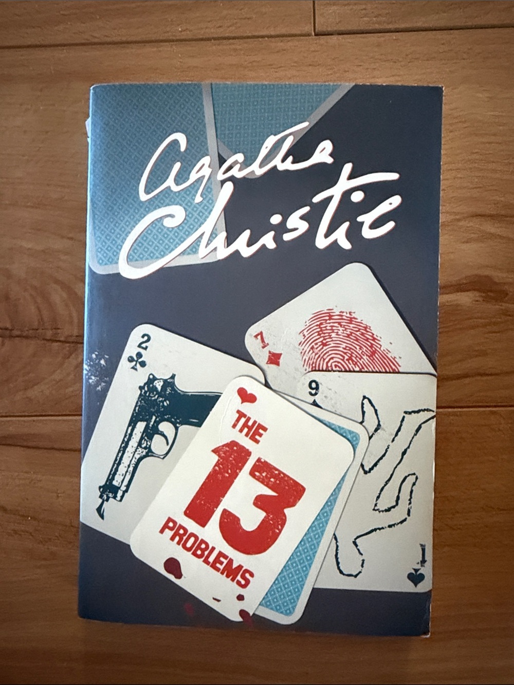 Agatha Christie "The 13 Problems" Paperback - Navy & White Cover